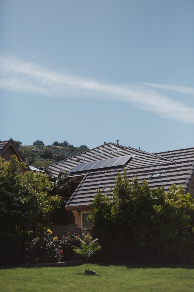 duurzame woning met zonnepanelen
